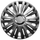 Kapak rrote Autoserio Delta R15, set 4 copë, 15", grafit
