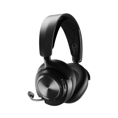 Kufje gaming SteelSeries Arctis Nova Pro Wireless, Bluetooth, me anulim zhurme, të zeza