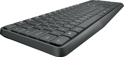 Set tastiere dhe mi Logitech MK235, pa tela, gri