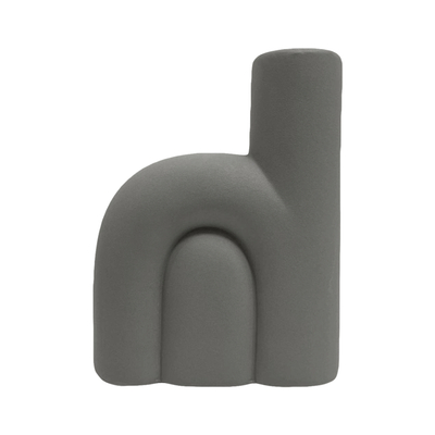Dekor tavoline FRAN Mbajtëse qiriu 71x15x17Hcm (HM4391), gri
