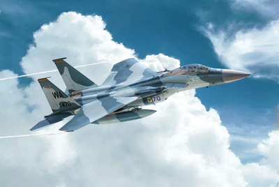 Model plastik avioni Italeri F-15C Eagle I1415, për montim, me dekalle