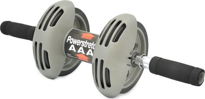 Rrotë dyshe për ushtrime Master Double Strengthening Wheel, mban deri 100 kg, me doreza antirrëshqitje, e zezë