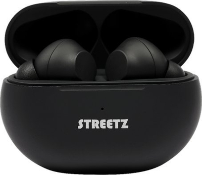 Kufje pa tela STREETZ TWS-117, in-ear, Bluetooth, të zeza