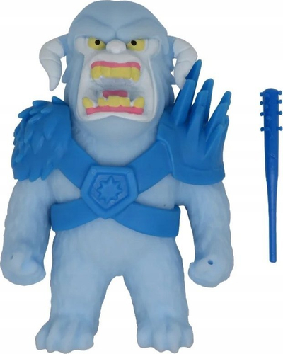 Figurë lodër Epee Monsterflex Warriors Yeti, gome elastike, me shkop, blu