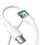 Kabllo USB Economy USB në USB C, 100W 5A, 1m, e bardhë