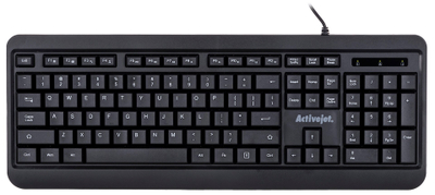 Tastierë Activejet K-3807S, USB, e zezë