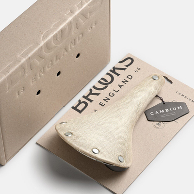 Shalë biçiklete Brooks C17 Special Cambium, shina çeliku, 434g, bezhë