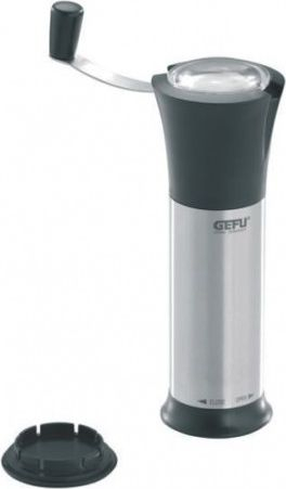 Mulli për arrëmyshk Gefu Nutmeg Mill, çelik inox, gri