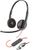 Kufje Poly Blackwire 3220 Stereo, USB-C, të zeza