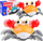 Интерактивна играчка рак Fleeing Crab ZA4476, подвижна, пластична, шарена