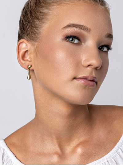 Vathë për femra Marc Malone Averie Gold Earrings MCE24018G, të artë