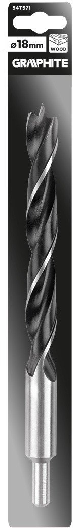 Stërvitje për dru GRAPHITE 54T571, 18 mm, 250 mm