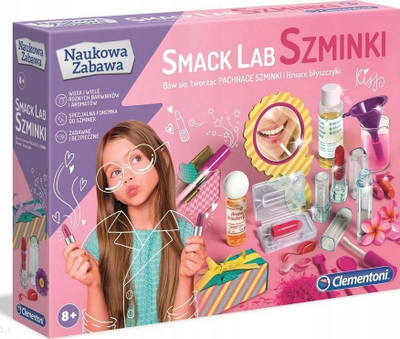 Set edukativ Clementoni Fun Lipstick Science, eksperimente kozmetike për kalamaj