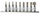 Set bite TORX GEKO, 9 copë, 1/4", T10–T60, ngjyrë argjendtë