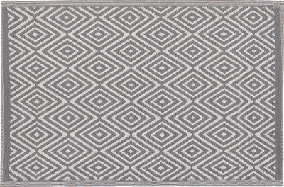 Tapet oborri Beliani SIKAR, 120x180 cm, polipropilen, gri
