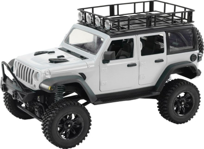 Makina lodër me telekomandë RC Off-Road 4x4, 2.4G, bateri rimbushme, gri