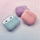 Mbrojtëse Kingxbar Plush Pods për Apple AirPods 3, pelush, me unazë varëse, blu