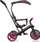 Tricikletë‑karrocë Globber Explorer Trike 4‑në‑1 632-102-2, me tendë UPF 50+, e kuqe me të zezë