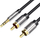 Kabllo audio Vention BCFBG, Jack 3.5mm në 2x RCA, 1.5m, e zezë