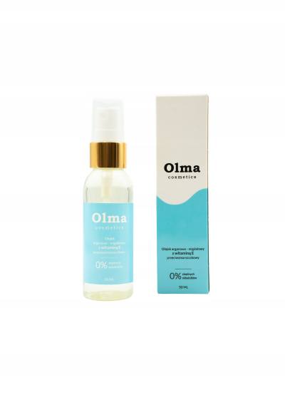 Vaj fytyre OLMA COSMETICS Argan Almond Oil With Vitamin E, anti rrudha, 50ml