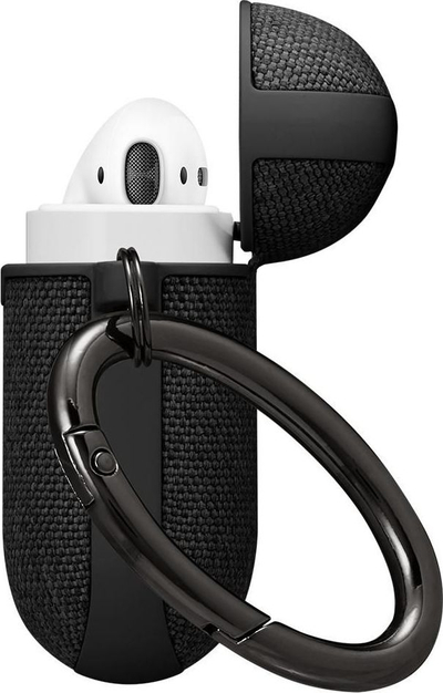 Mbulesë Spigen Urban Fit për AirPods 1/2, me klips, e zezë