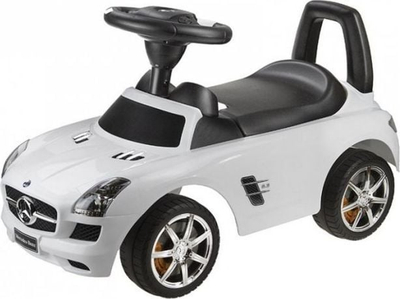 Makina lodër shtytëse Leantoys Mercedes Benz, ride on për fëmijë, e bardhë