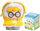 Lodër pelushi Q.Kid Outdoor Activities, Blind Box, figurë surprizë, e verdhë