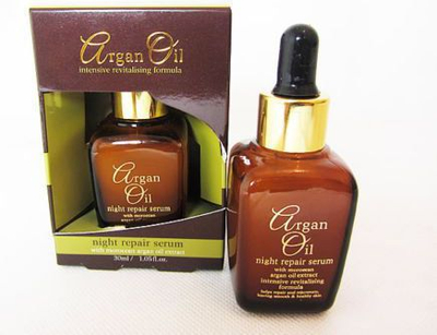 Serum nate për fytyrë Xpel Argan Oil Night Repair, 50 ml, për me i dhënë jetë prap lëkurës