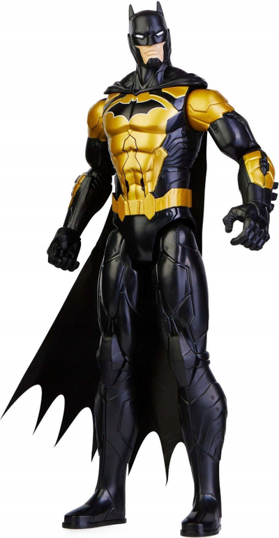 Figurinë aksion Batman Attack Tech, 30 cm, DC, e zezë me të artë