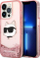 Mbështjellës telefoni Karl Lagerfeld KLHCP14XLNCHCP, për iPhone 14 Pro Max, hardcase, rozë me shkëlqim