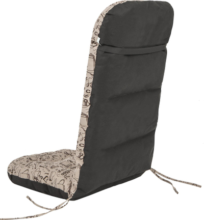 Jastëk kopshti Hobbygarden PILLOW BASIA, për shezlong dhe karrige, i papërshkueshëm pjesërisht nga uji, beige coffee