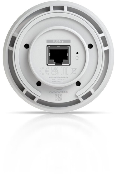 Kamerë IP Ubiquiti G6 Bullet, 4K 8MP, PoE, e bardhë