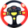 Timon muzikor për fëmijë Madej Musical Steering Wheel GXP-612604, me tinguj dhe melodi, shumëngjyrësh