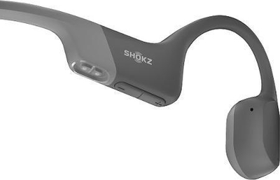 Kufje sportive Shokz OpenRun, bone conduction, pa tela, gri