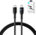 Kabllo USB Joyroom JYR714, USB C me Lightning, 1.2 m, 20 W, e zezë