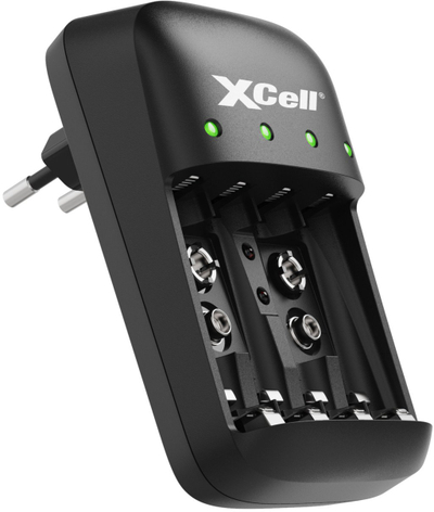 Karikues baterish XCell BC X500, NiMH AA AAA 9V, i zgjuar, gri