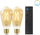 Set llamba të zgjuara WiZ ST64 Edison, 7W E27, 2000K–5000K, xham transparent