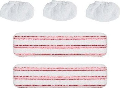 Сет додатоци Polti Vaporetto PAEU0324, 2 ткаенини, 3 чорапи, бела