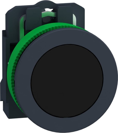 Buton shtypës Schneider Electric XB5FA21, 30 mm, IP69, i zi