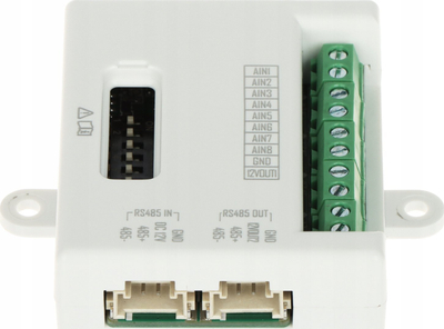 Модул за проширување на влезови Hikvision DS-KD-AL8, за домофон и безбедност, сив