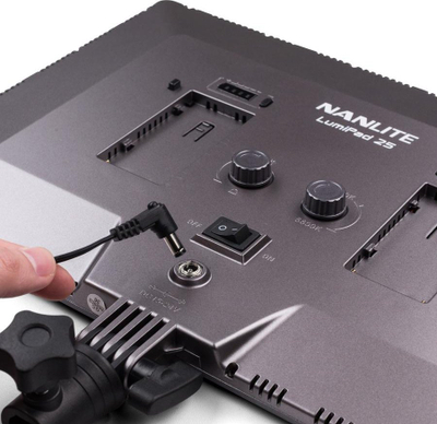 Panel drite LED Nanlite LumiPad 25, me rregullim drite, temperaturë ngjyre, gri