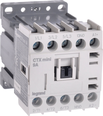 Kontaktor Legrand CTX3 Mini 3P, 9A, 24V DC