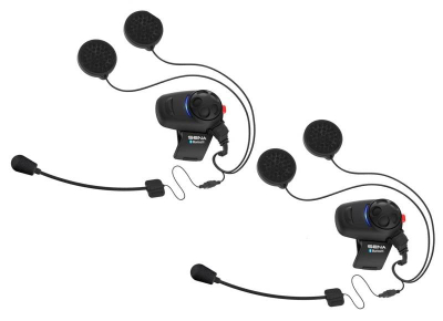 Interkom për motor SENA SMH5, Dual Pack, Bluetooth 5.1, 400m, i zi