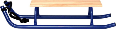 Slitë Enero për 2 persona, konstruksion metalik i përforcuar, 110cm, blu
