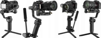 Stabilizator gimbal Zhiyun Weebill 3S Combo për kamera, i zi