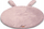Tapet loje Sensillo Pink Bunny, dyshek velvet dhe pambuk, rozë