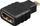 Адаптер HDMI Goobay, HDMI F во Micro HDMI M, црн