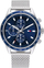 Orë dore Tommy Hilfiger Miglia 1792018, kronograf, rrip çeliku, blu me argjend
