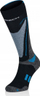 Чорапи за мажи Brubeck Snow Force Light, мерино, скијање, сиво црно сино, L 42-44