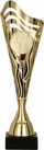 Kupë plastike Victoria Sport Trophy, 34cm, ngjyrë ari